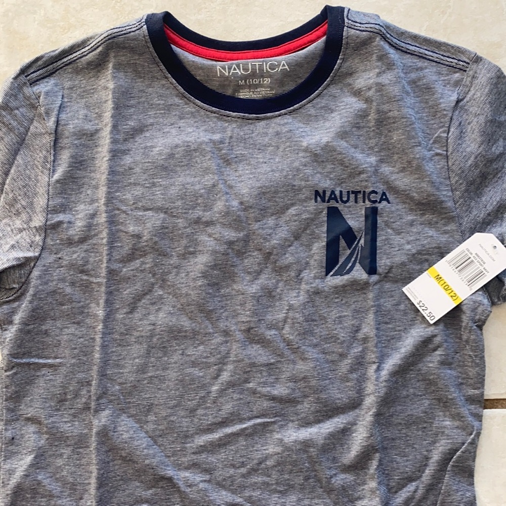 Nautica boys striped tshirt NWT